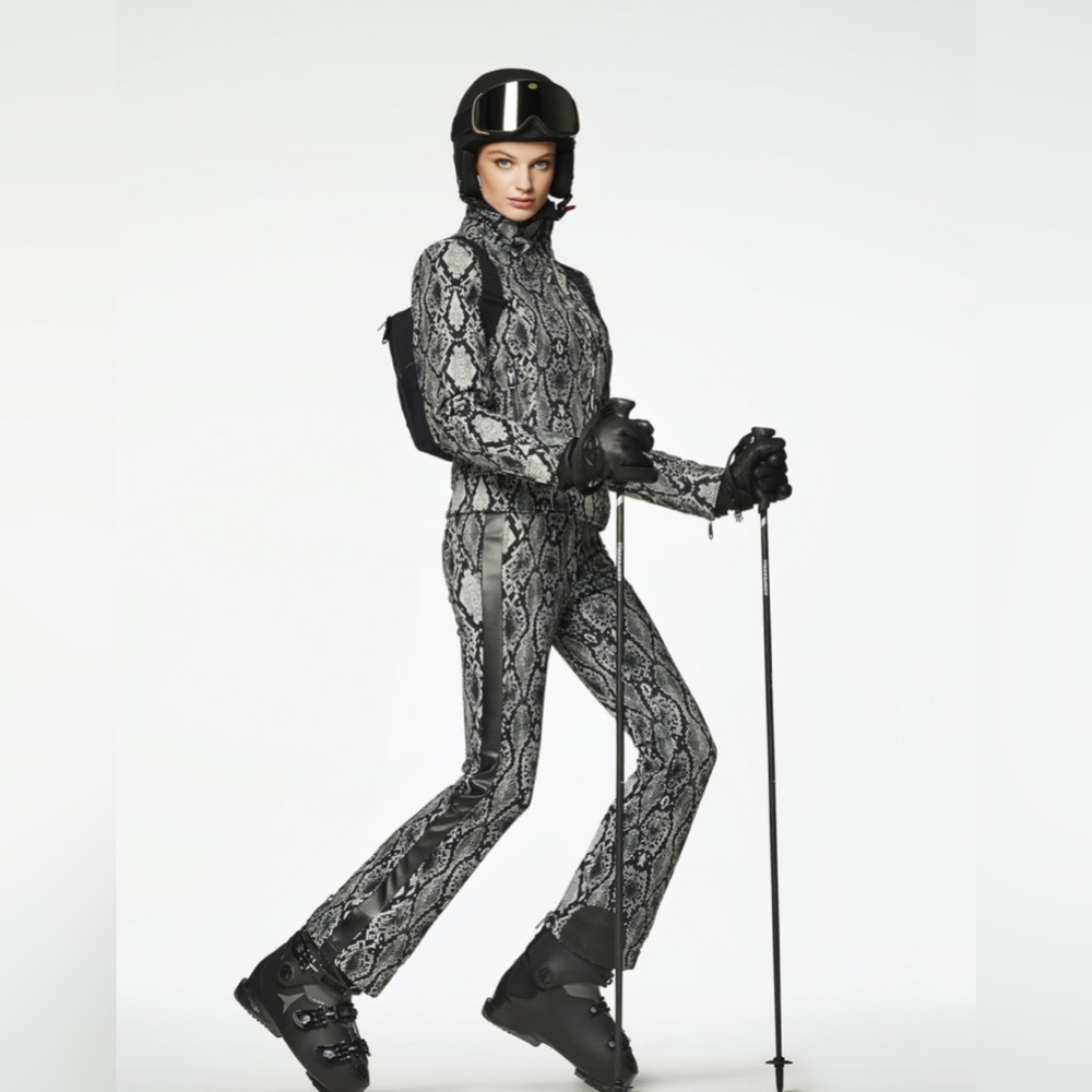 Goldbergh Ski Pullover Sand Python Print - image 1